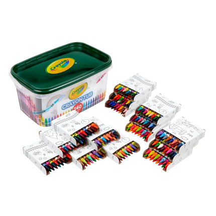 Crayola 240 Crayons, Bulk Crayon Set, Cute School 