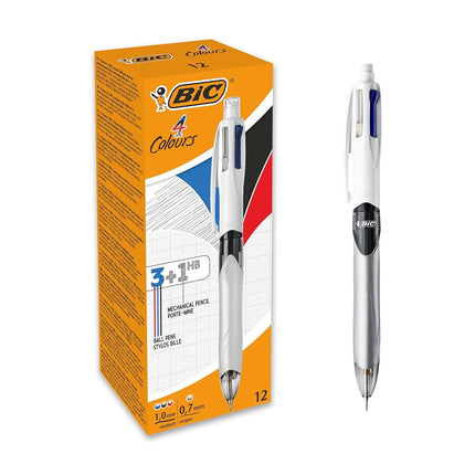 BIC 4 Colours Multifunctional Ballpoint Pen and HB