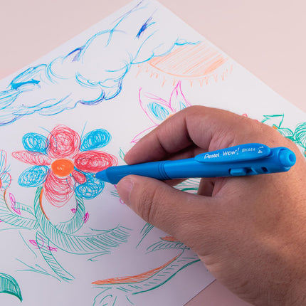 Pentel Wow! Retractable Ballpoint Pens 1.4mm 18/Pkg-Assorted