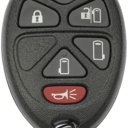 Dorman 13727 Keyless Entry Remote 6 Button Compatible with Select Chevrolet/GMC Models, Black