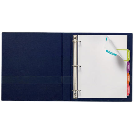 Separadores de etiquetas grandes blancas imprimibles Avery Big Tab con Easy Peel, 5 pestañas, 20 juegos (14440)