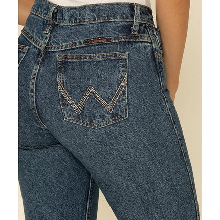 Wrangler Women's Cash Mid Rise Vented Hem Ultimate Riding Jean, American Spirit, 15-34