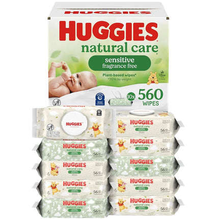 Huggies Baby Wipes, Natural Care Sensitive Baby Di