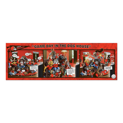 YouTheFan NFL Cleveland Browns Casse-tête 1000 pièces "Game Day in The Dog House"