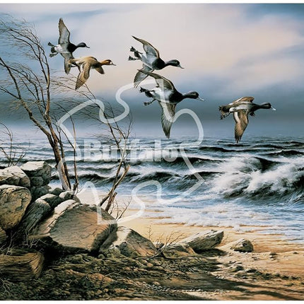 Buffalo Games - Terry Redlin - Bluebill Point - 1000 Piece Jigsaw Puzzle for Adults Challenging Puzzle Perfect for Game Nights - Finished Puzzle Size is 26.75 x 19.75