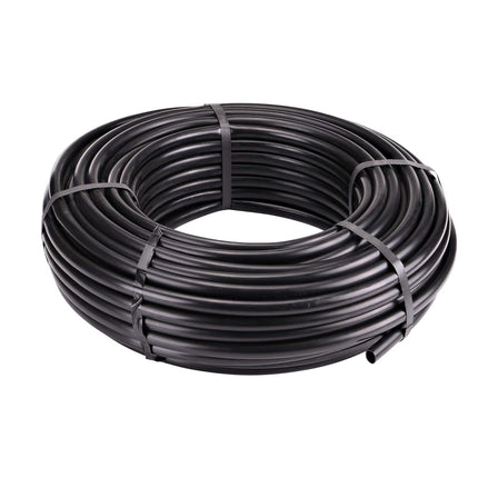 Raindrip 052020P Supply Tubing, 1/2 in x 200 ft, Green Drippers, Emitters, Irrigation Parts, and Drip Systems, Black Polyethylene, 1/2" x 200"