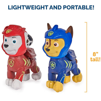 SwimWays Paw Patrol Floatin' Figures, Swimming Pool Accessories & Kids Pool Toys, Paw Patrol Party Supplies & Water Toys for Kids Aged 3 & Up, Chase & Marshall 2-Pack