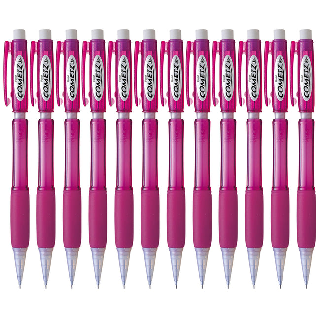 Pentel Cometz Automatic Pencil, 0.9mm, Pink Barrel