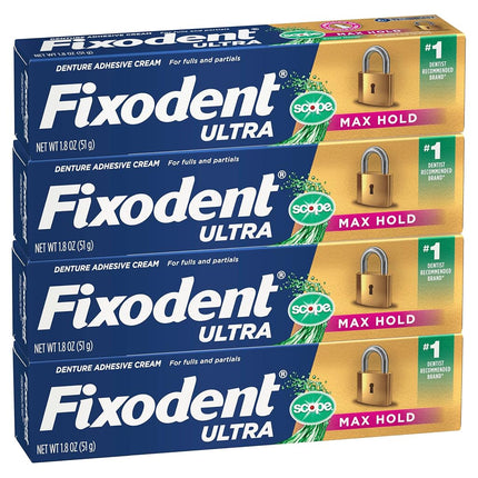 Ultra Max Hold Plus Scope Secure Denture Adhesive 