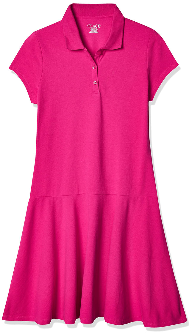 The Children's Place Girls Short Sleeve Picque Pol