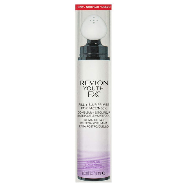 Revlon Youth Fx Fill + Blur Primer, Face/Neck, 0.33 Fl Oz/ 9.7ml