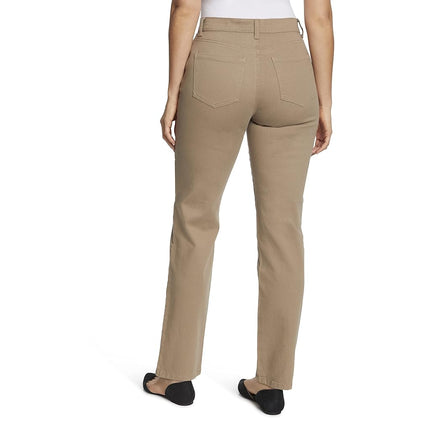 Gloria Vanderbilt Women's Amanda Classic High Rise Tapered Jean Standard, Hazelnut, 10 Short