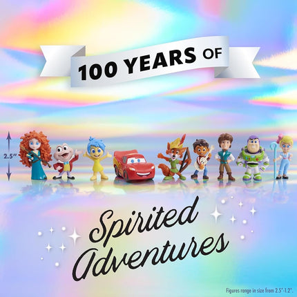 DISNEY D100 Just Play 100 ans d'aventures animées – Édition limitée – Jouet officiel sous licence de 9 pièces pour enfants à partir de 3 ans