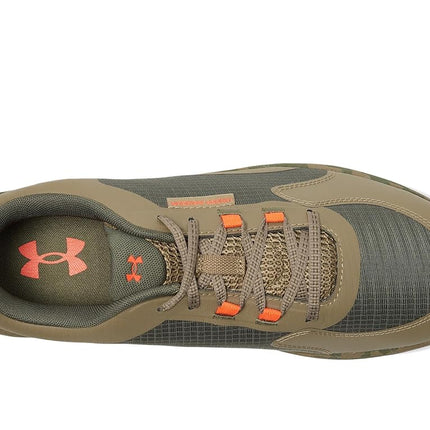 Under Armour Men's Charged Bandit Trail 3 Sneaker, (390) Marine Od Green/Bayou/Ares Red, 7