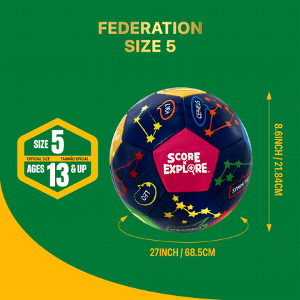 Crayola Official Soccer Ball - Unisex Kids - CRAY89BL Constellation Size 5