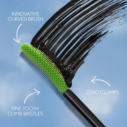 COVERGIRL Clump Crusher Waterproof Mascara, 20X More Volume, Double Sided Brush, Long-Lasting Wear - 830 Black Waterproof (Pack of 1)