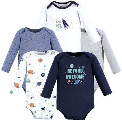 Hudson Baby unisex-baby Cotton Long-sleeve Bodysui
