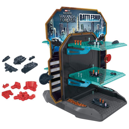 Battleship: Marvel Studios' Black Panther Wakanda Forever Edition, 3D Strategy Game for Ages 7+, 2-Player Board Game