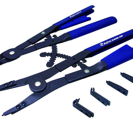 Astro 9402 16" Snap Ring Plier Set - 2 Piece, Blue, Black