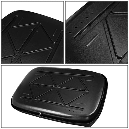 DNA MOTORING PT-ZTL-8166-BK Car Roof Top Mount Travel Storage Box Luggage Carrier w/Lock with Cross Bars Only,Black