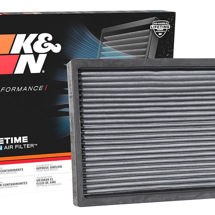 K&N Cabin air Filter Mercedes E/GLE (W213/A238/C238) / GLC (X166/C253/X253) / ML (W166) (VF2068), Weiß