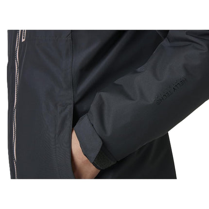 Helly Hansen Women's W Long Belfast Winter Jacket, Ebony, XS