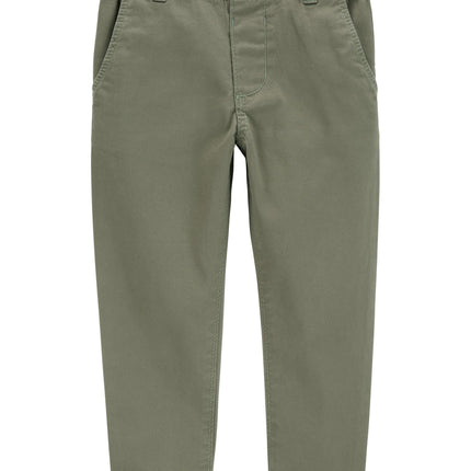 OSHKOSH B'GOSH Boys Slim Stretch Chino Pants, Soli