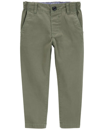 OSHKOSH B'GOSH Boys Slim Stretch Chino Pants, Soli