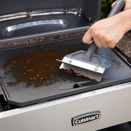 Cuisinart Griddle Scraper with 6" Wide Stainless Steel Blade, Easy Grip Handle (CCB-500C)