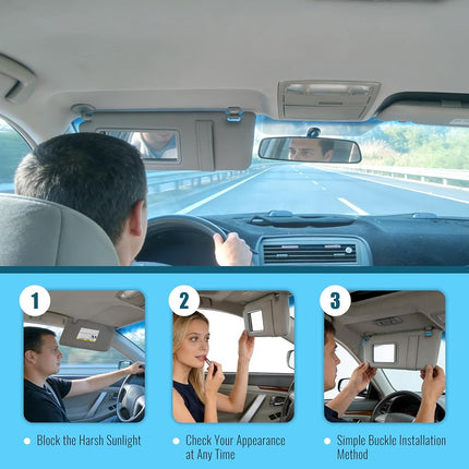 ALMULOO Driver Side Sun Visor Compatible with 2007 2008 2009 2010 2011 Toyota Camry with Or Without sunroof Without Light Gray Replacement for 74320-06800-B0 04002-30706-B0