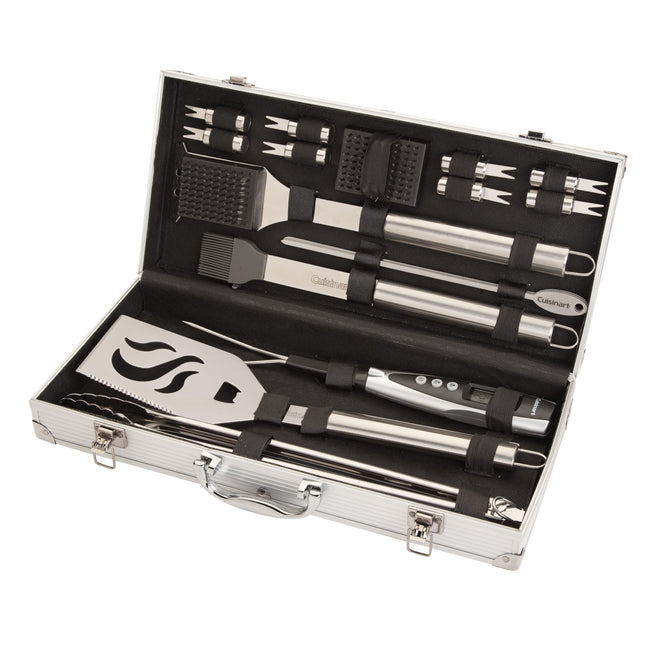 Cuisinart CGS-5020 Deluxe Grill Set, Silver, 20-Pi