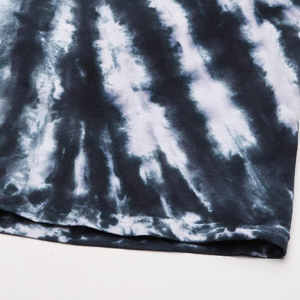 Liquid Blue Unisex's Kiss Destroyer 1976 Short Sleeve T-Shirt, Multi Colored Tie Dye, XL