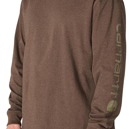Carhartt Men's Dearborn Loose LS Logo T-Shirt, Dar