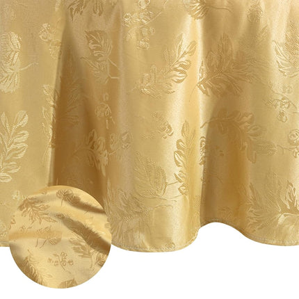 Elrene Home Fashions Elegant Woven Leaves Jacquard