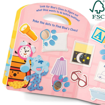 Melissa & Doug Blue's Clues & You! Children's Book - Poke-A-Dot: Shapes with Blue, Multicolor, 33006