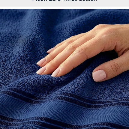 Lane Linen 100% Cotton Bath Towels 4 Pack, Ultra Soft - Taupe
