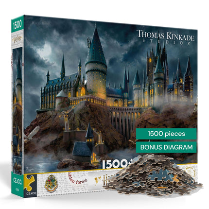 Ceaco - Thomas Kinkade - Harry Potter - Hogwart's 