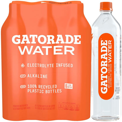 Gatorade Water 1L 6 Pk