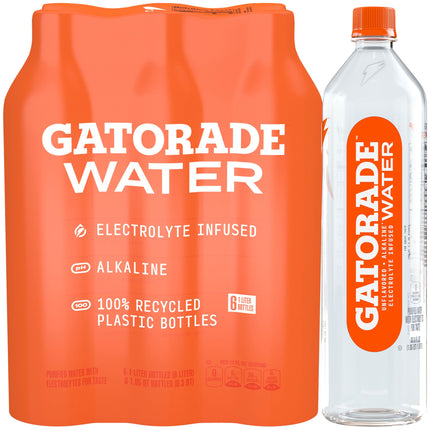 Gatorade Water 1L 6 Pk