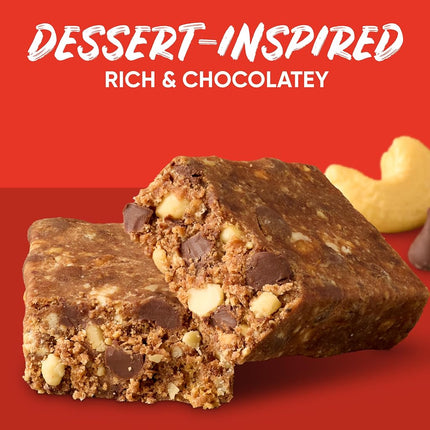 Barres aux fruits et aux noix Larabar Pâte à biscuits aux pépites de chocolat, sans gluten et végétaliennes, 272 g, 6 unités