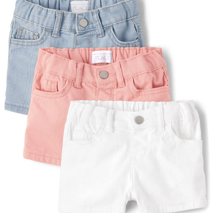The Children's Place Toddler Girls Denim Shortie S