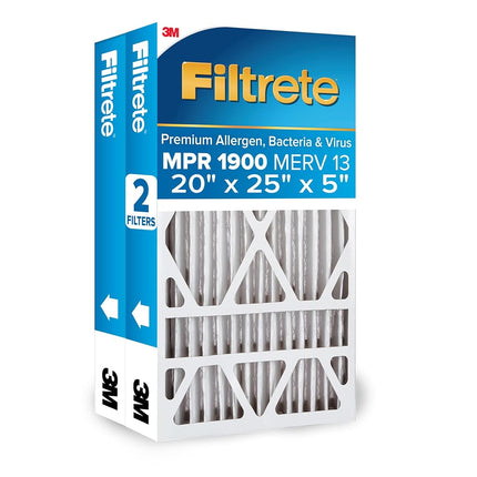 Filtrete 20x25x5 AC Furnace Air Filter, MERV 13, M