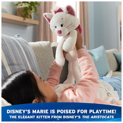 GUND Disney Peluche oficial de Marie Toothpick, animal de peluche de la gata de Los Aristogatos para mayores de 1 año, blanco, 15 pulgadas
