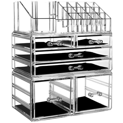 Cq acrylic Makeup Organizer for Vanity,Bathroom Co