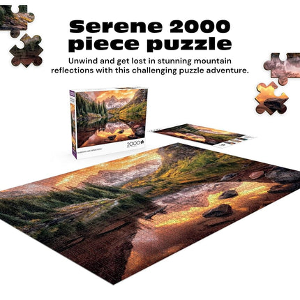 Buffalo Games - Maroon Lake Reflection - 2000 Piece Jigsaw Puzzle