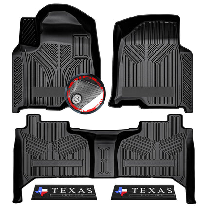 Torcia 5Pcs Custom Truck Floor Mats for 2019-2024 