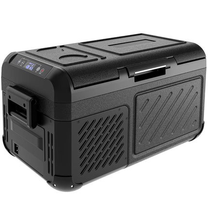 Refrigerador EUHOMY 12 Voltios, Congelador Portátil de 19 QT (18 L), Enfriador Eléctrico de -20℃ a 20℃, Nevera de Coche 12V con Puerta Reversible, Congelador Portátil 12/24V DC y 100-240V AC para Camping, Camión, Viajes