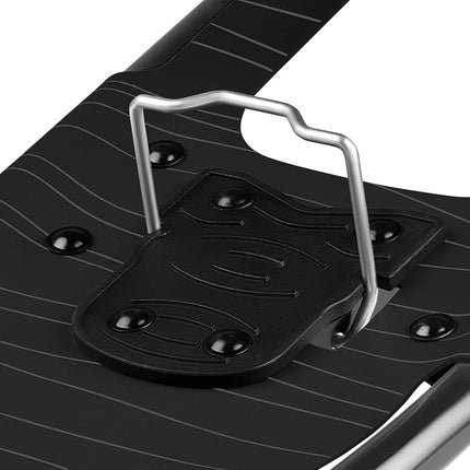 Retrospec Drifter Snowshoe for Men & Women - Aluminum Frames & a Double-Rachet Binding System - Lightweight All Terrain Snow Shoes with Heel Lifters & Pivot System - 30" Black Ice