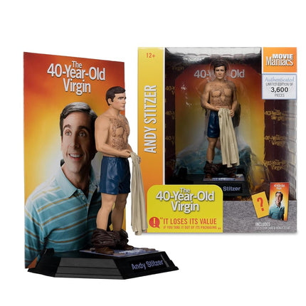 McFarlane - The 40 Year Old Virgin - Movie Maniacs - 6" Andy Stitzer Posed Figure