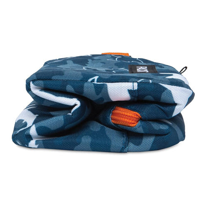 PackIt Freezable Snack Box, Camo Shark, Built with EcoFreeze Technology, Collapsible, Reusable, Zip Closure with Buckle Handle, Great for Fresh Snacks on the go